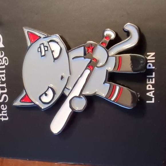 Cute NEW Emily The Strange Lapel Pin - Picture 2 of 4